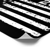 47トランプ2024米国国旗2 ポスター (角)