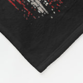 47トランプ2024米国国旗4 フリースブランケット (角)