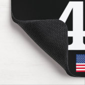 47トランプ2024米国国旗 マウスパッド (コーナー)