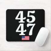 47トランプ2024米国国旗 マウスパッド (マウス)