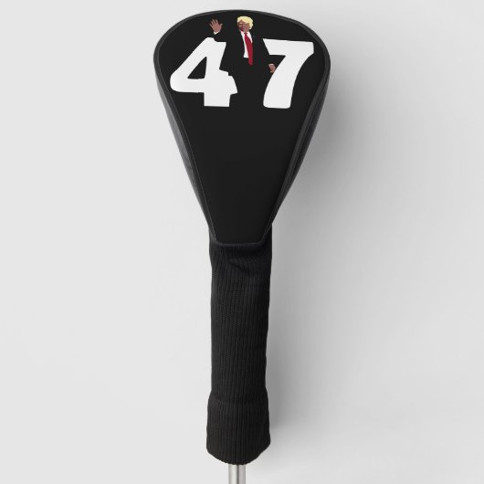 47トランプ2024 ゴルフヘッドカバー (正面)