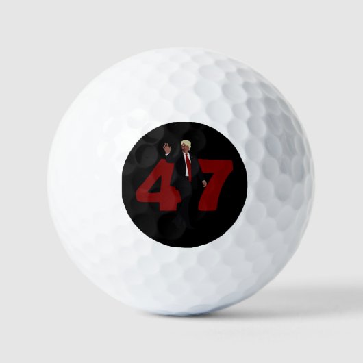 47トランプ2024 ゴルフボール (正面)