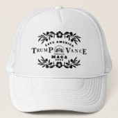 47トランプJ. D. Vance 2024 キャップ (正面)