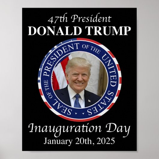 47ドナルド・トランプ大統領就任日2025私 ポスター (正面)