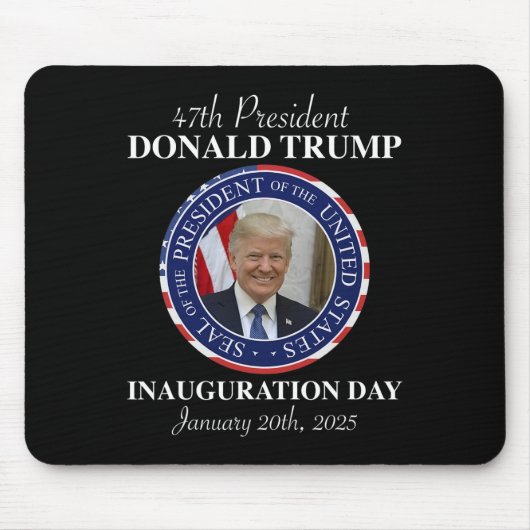 47ドナルド・トランプ大統領就任日2025私 マウスパッド (正面)