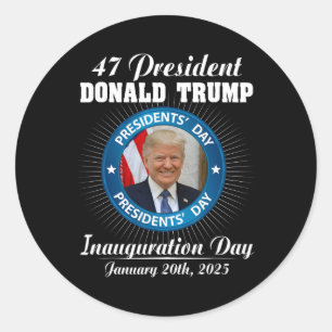 47ドナルド・トランプ大統領就任日2025私 ラウンドシール