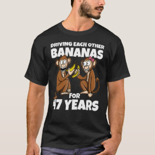 47周年記念結婚運転バナナ Tシャツ