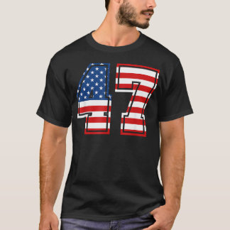 47歳の誕生日 ヴァーシティスタイル スポーツチーム ユニフォーム Tシャツ
