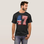 47歳の誕生日 ヴァーシティスタイル スポーツチーム ユニフォーム Tシャツ (正面フル)