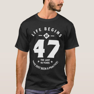 47歳の贈り物 47誕生日ギフトアイディア Tシャツ