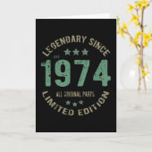 47歳ブデイ伝説47誕生日 カード (黄色い花)