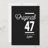 47歳 – 47誕生日ギフトおもしろい サンキューカード (正面)