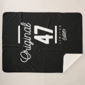 47歳 – 47誕生日ギフトおもしろい シェルパブランケット (正面(横))