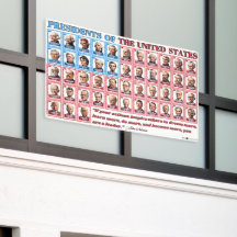 47漫画の米国大統領トランプ屋外バナー