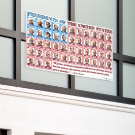 47漫画の米国大統領トランプ屋外バナー 横断幕