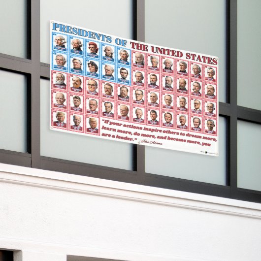 47漫画の米国大統領トランプ屋外バナー 横断幕 (ビルの外側)