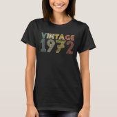 47番目の誕生日Tギフトヴィンテージ1972クラシック年の男性Wome Tシャツ (正面)