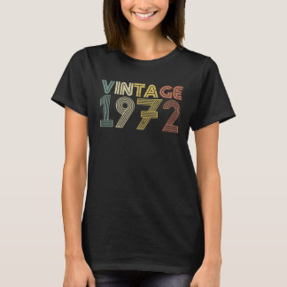 47番目の誕生日Tギフトヴィンテージ1972クラシック年の男性Wome Tシャツ