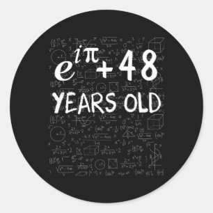 47番目の47番目の数学ギークオイラーID ラウンドシール