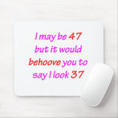 47相応しいことであって下さい マウスパッド (マウス)