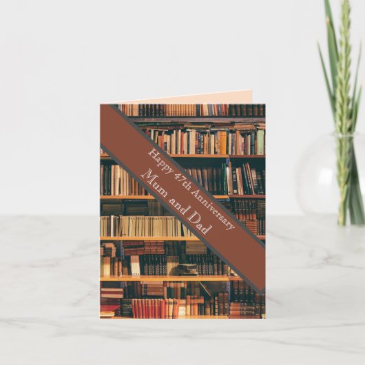 47結婚周年 カード (正面)