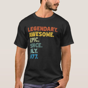 47誕生日メンズ素晴らしエピック生まれin tシャツ