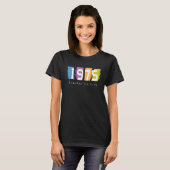 47誕生日レディースメンズ47年1975 2 Tシャツ (正面フル)