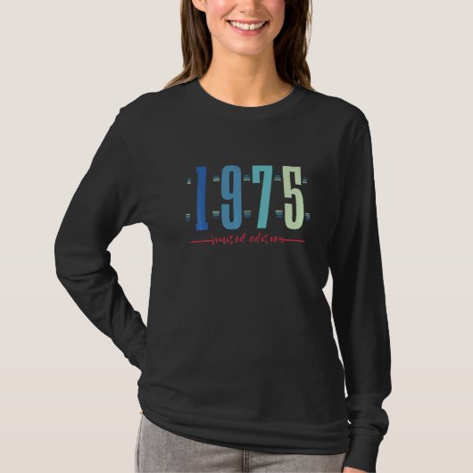 47誕生日レディースメンズ47年1975 4 Tシャツ (正面)