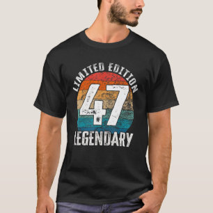 47誕生日ヴィンテージレジェンダリー Tシャツ