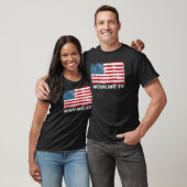 47誕生日ヴィンテージ米国国旗素晴らし1975年以来 Tシャツ (ユニセックス)