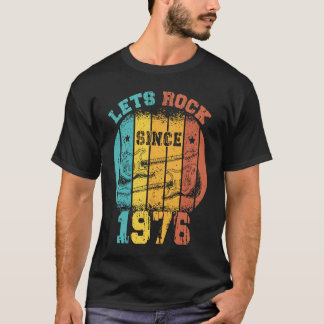 47誕生日ヴィンテージ1976レトロ47歳Guit Tシャツ