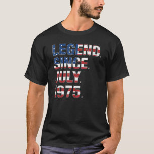 47誕生日伝説1975年7月以来アメリカ国旗47Y Tシャツ