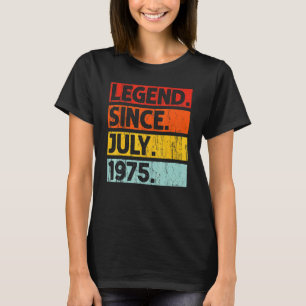 47誕生日伝説1975年7月以来47歳 Tシャツ