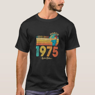 47誕生日1975年3月伝説1975年47年 Tシャツ