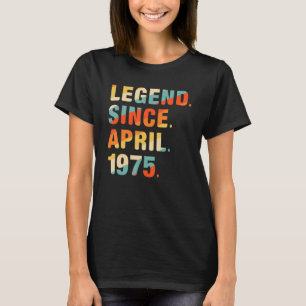 47誕生日47歳の伝説1975年4月以来 Tシャツ