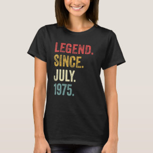 47誕生日47歳の伝説1975年7月以来 Tシャツ