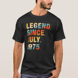 47誕生日47歳の伝説1975年7月以来 Tシャツ