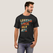 47誕生日47歳の伝説1975年7月以来 Tシャツ (正面フル)