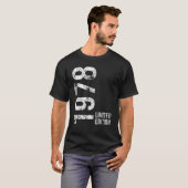 47誕生日47歳男女ヴィンテージ1978 Tシャツ (正面フル)