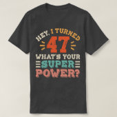 47誕生日 Tシャツ (デザイン正面)