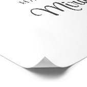 47誕生日Number 47カスタムフォトコラージュ ポスター (角)