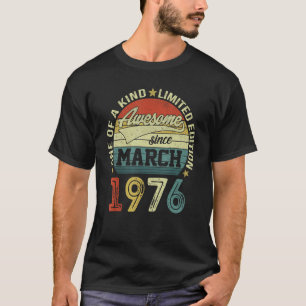 47誕生日Tee 47歳3月素晴らしから Tシャツ