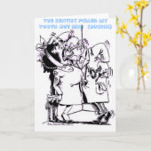 4726a、歯医者は私の歯を抜いた!!!!!!... カード (黄色い花)