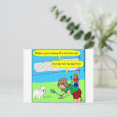 474 bad mitten Cartoon ポストカード (スタンド正面)