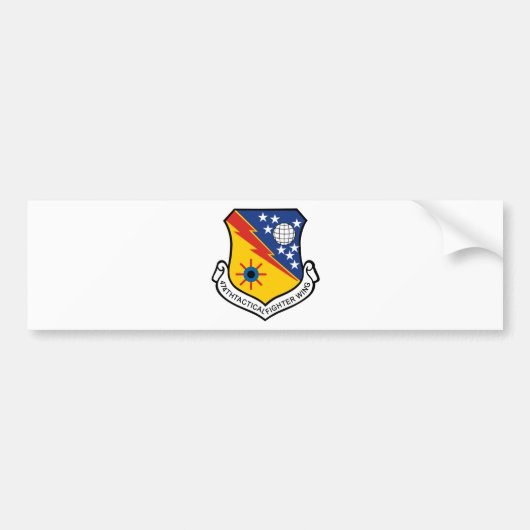 474th TFW バンパーステッカー (正面)