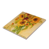 4782ボール缶詰ジャーの太陽の花 タイル (側面)