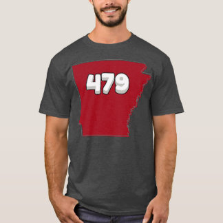 479 ARKANSASエリアコードWPS Tシャツ