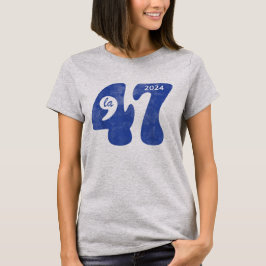 47 カマラ・ハリス 選挙 2024 comma la 大統領 tシャツ