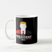 47 ドナルド・トランプ大統領就任式2025 3  コーヒーマグカップ (左)
