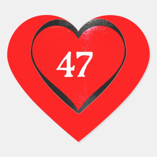 47 ハートシール (正面)
